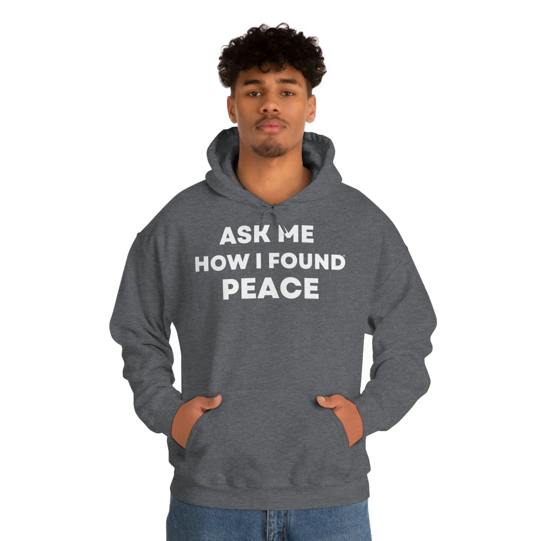 Peace, Unisex Heavy Blend™ Hooded Sweatshirt (ENG EU)
