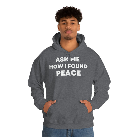 Peace, Unisex Heavy Blend™ Hooded Sweatshirt (ENG EU)