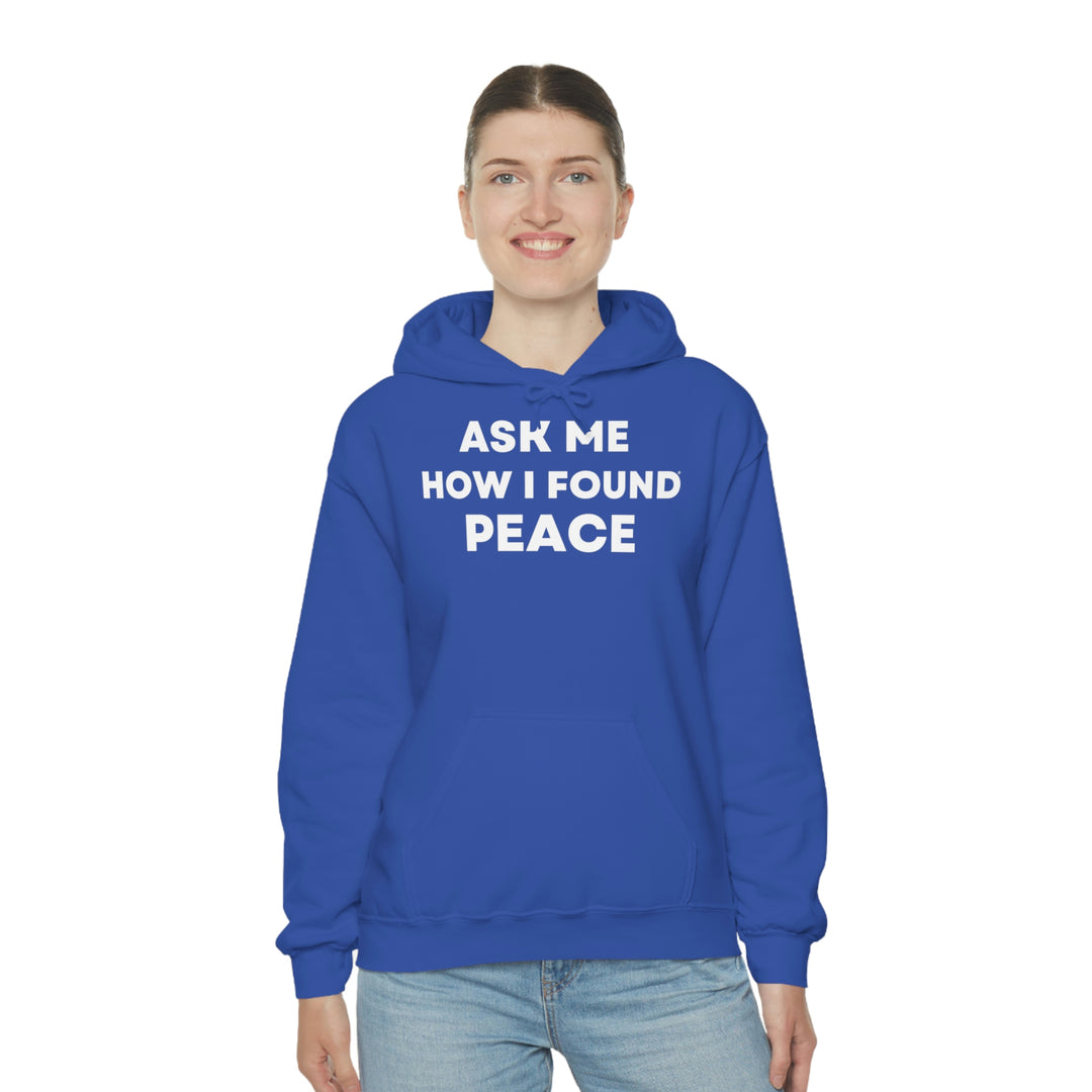 Peace, Unisex Heavy Blend™ Hooded Sweatshirt (ENG EU)