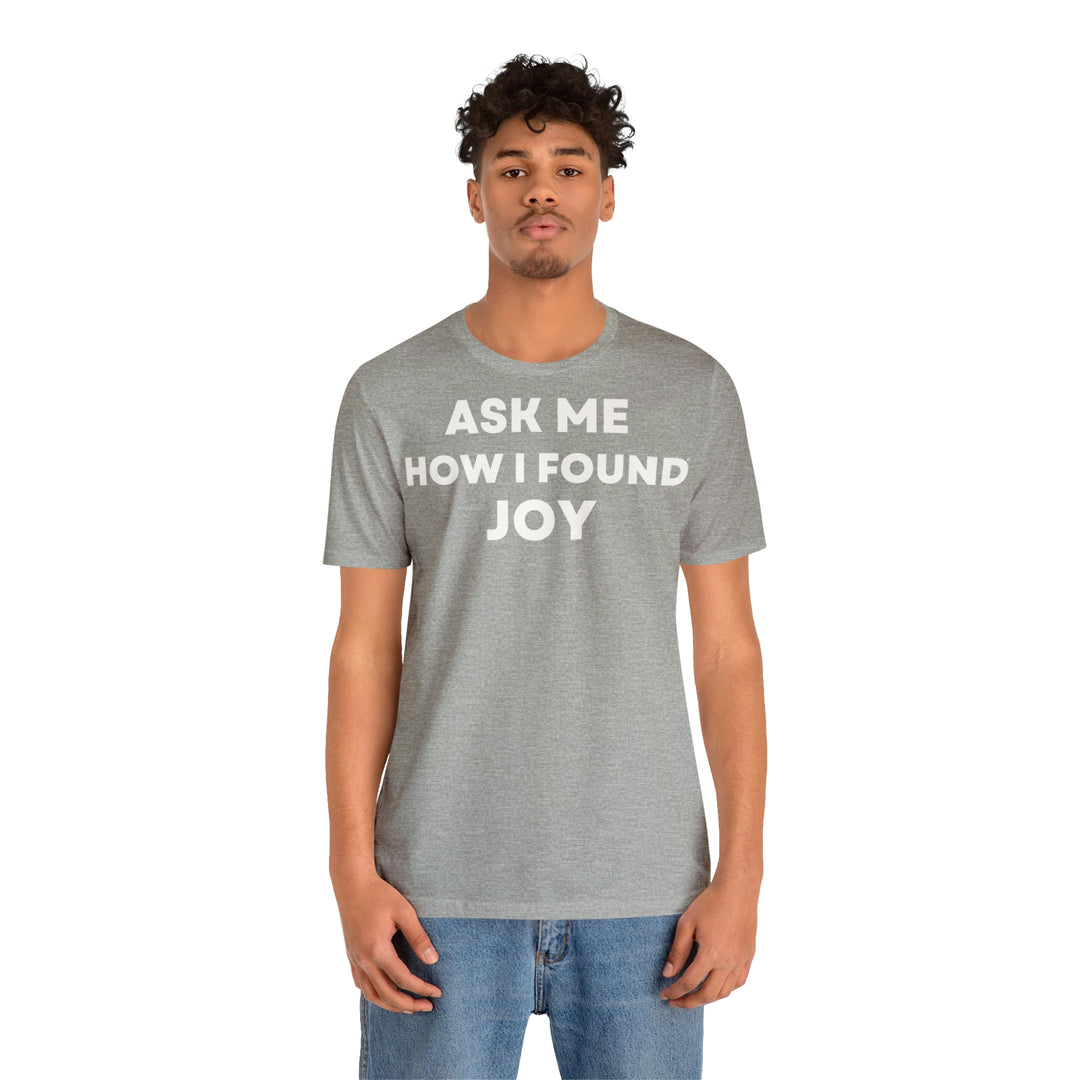 Joy, Unisex Jersey Short Sleeve Tee (ENG EU)