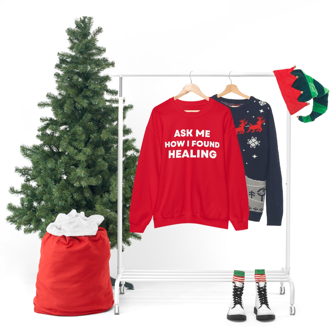 Healing, Unisex Heavy Blend™ Crewneck Sweatshirt (ENG UK)