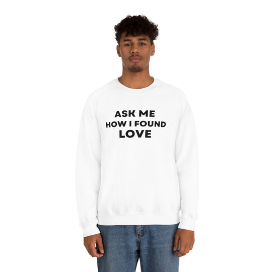 Love, Unisex Heavy Blend™ Crewneck Sweatshirt (ENG CDN)