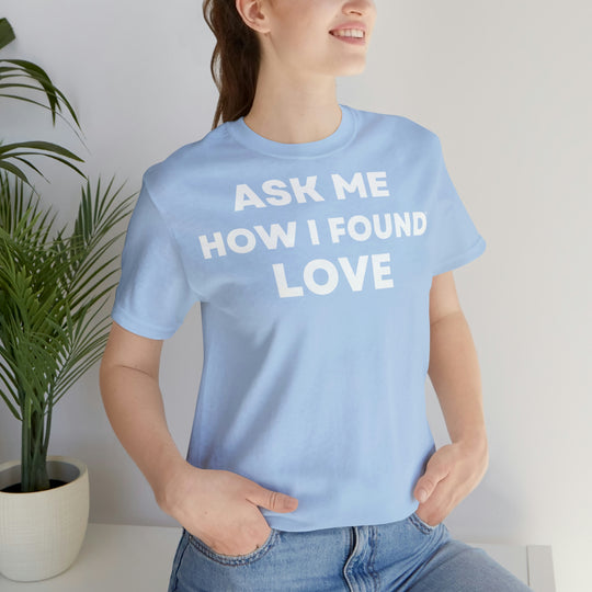 Love, Unisex Jersey Short Sleeve Tee (ENG UK)
