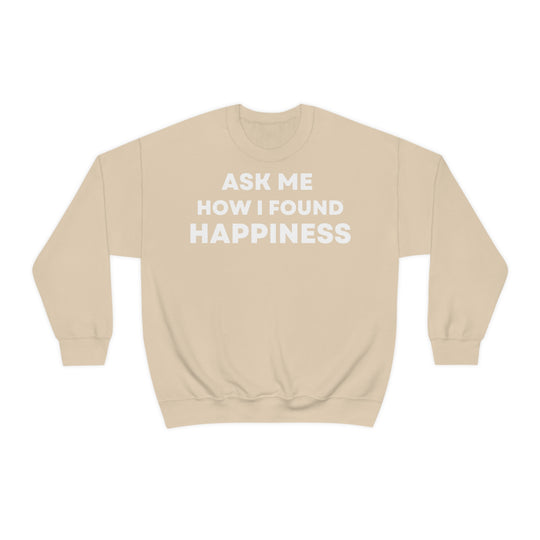 Happiness, Unisex Heavy Blend™ Crewneck Sweatshirt (ENG EU)