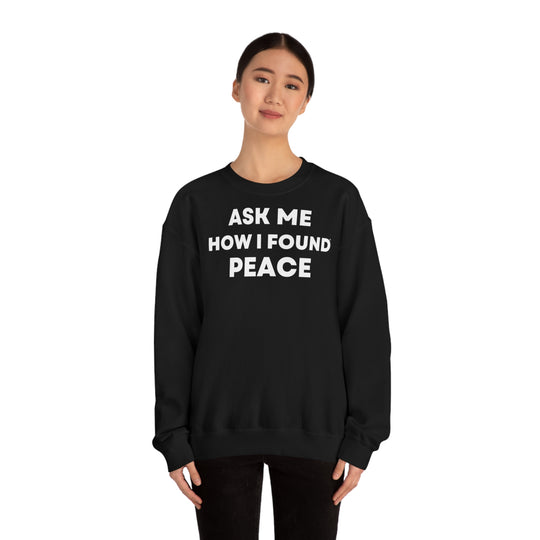Peace, Unisex Heavy Blend™ Crewneck Sweatshirt (ENG EU)