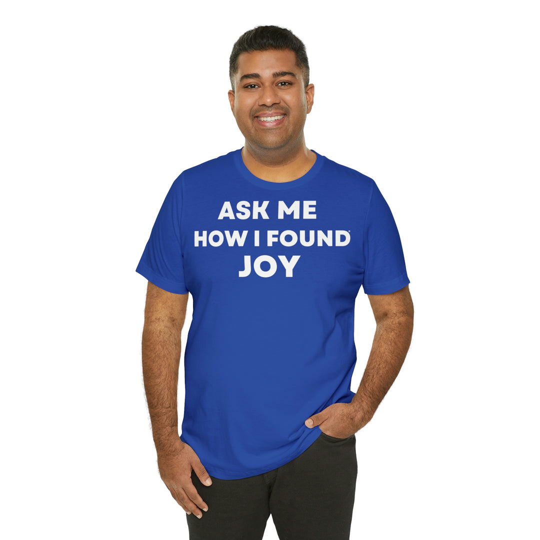 Joy, Unisex Jersey Short Sleeve Tee (ENG EU)