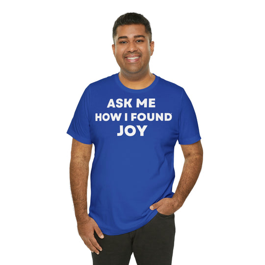 Joy, Unisex Jersey Short Sleeve Tee (ENG EU)