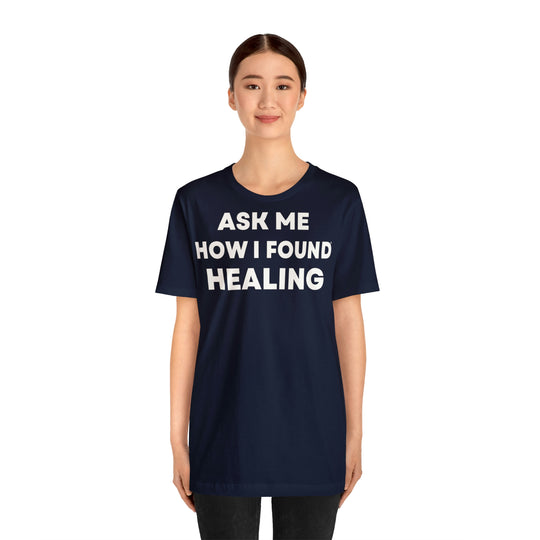 Healing, Unisex Jersey Short Sleeve Tee (DE)
