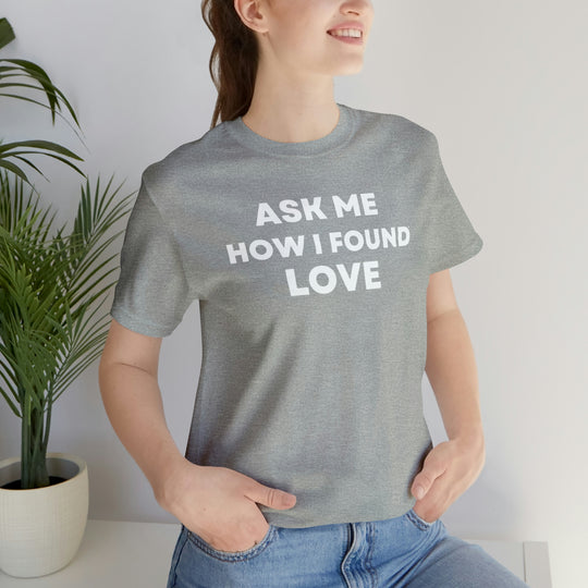Love, Unisex Jersey Short Sleeve Tee (ENG CDN)