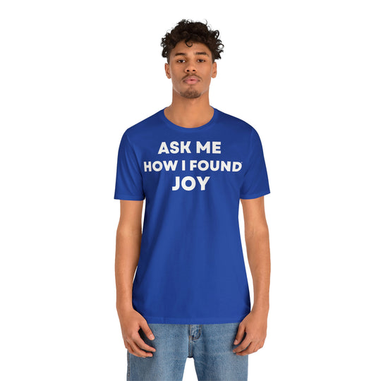 Joy, Unisex Jersey Short Sleeve Tee (ENG UK)