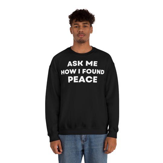 Peace, Unisex Heavy Blend™ Crewneck Sweatshirt (ENG EU)