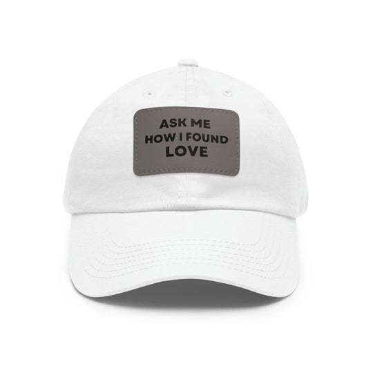 Love, Hat with Leather Patch (Rectangle) (ENG US)