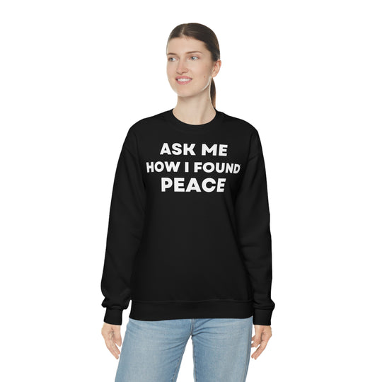 Peace, Unisex Heavy Blend™ Crewneck Sweatshirt (ENG EU)