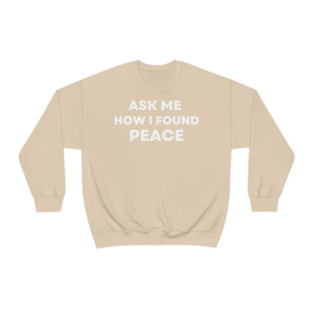Peace, Unisex Heavy Blend™ Crewneck Sweatshirt (ENG EU)