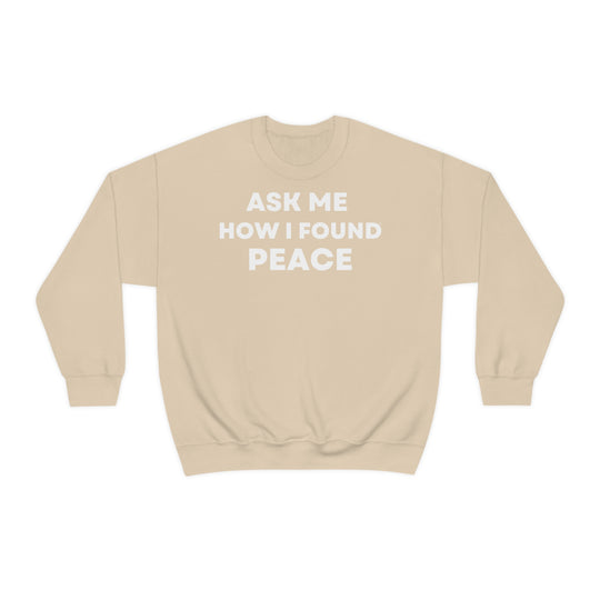 Peace, Unisex Heavy Blend™ Crewneck Sweatshirt (ENG EU)