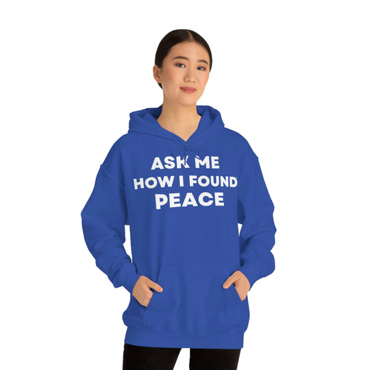 Peace, Unisex Heavy Blend™ Hooded Sweatshirt (ENG EU)