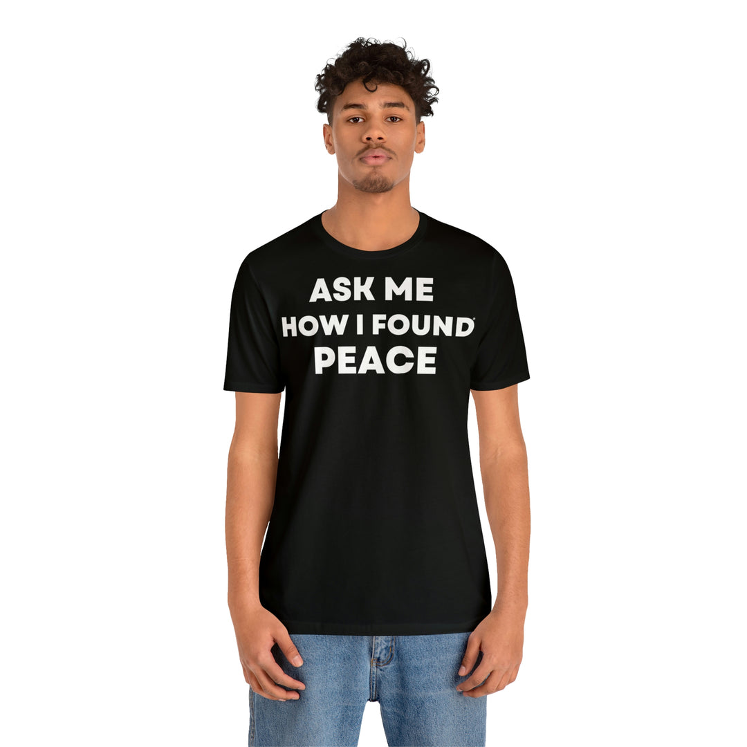 Peace, Unisex Jersey Short Sleeve Tee (ENG UK)