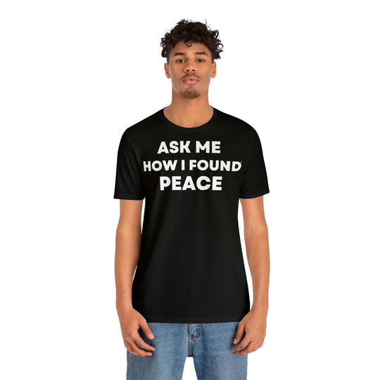 Peace, Unisex Jersey Short Sleeve Tee (ENG UK)