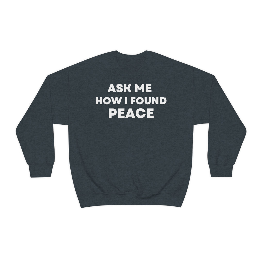 Peace, Unisex Heavy Blend™ Crewneck Sweatshirt (ENG EU)