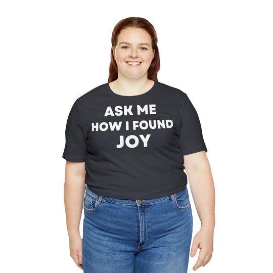 Joy, Unisex Jersey Short Sleeve Tee (ENG EU)