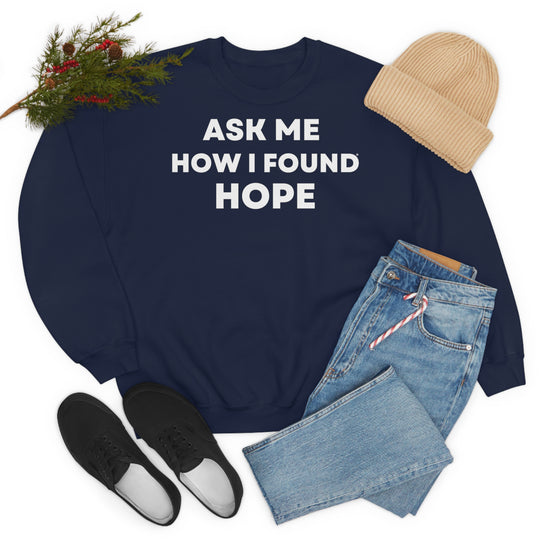 Hope, Unisex Heavy Blend™ Crewneck Sweatshirt (ENG EU)