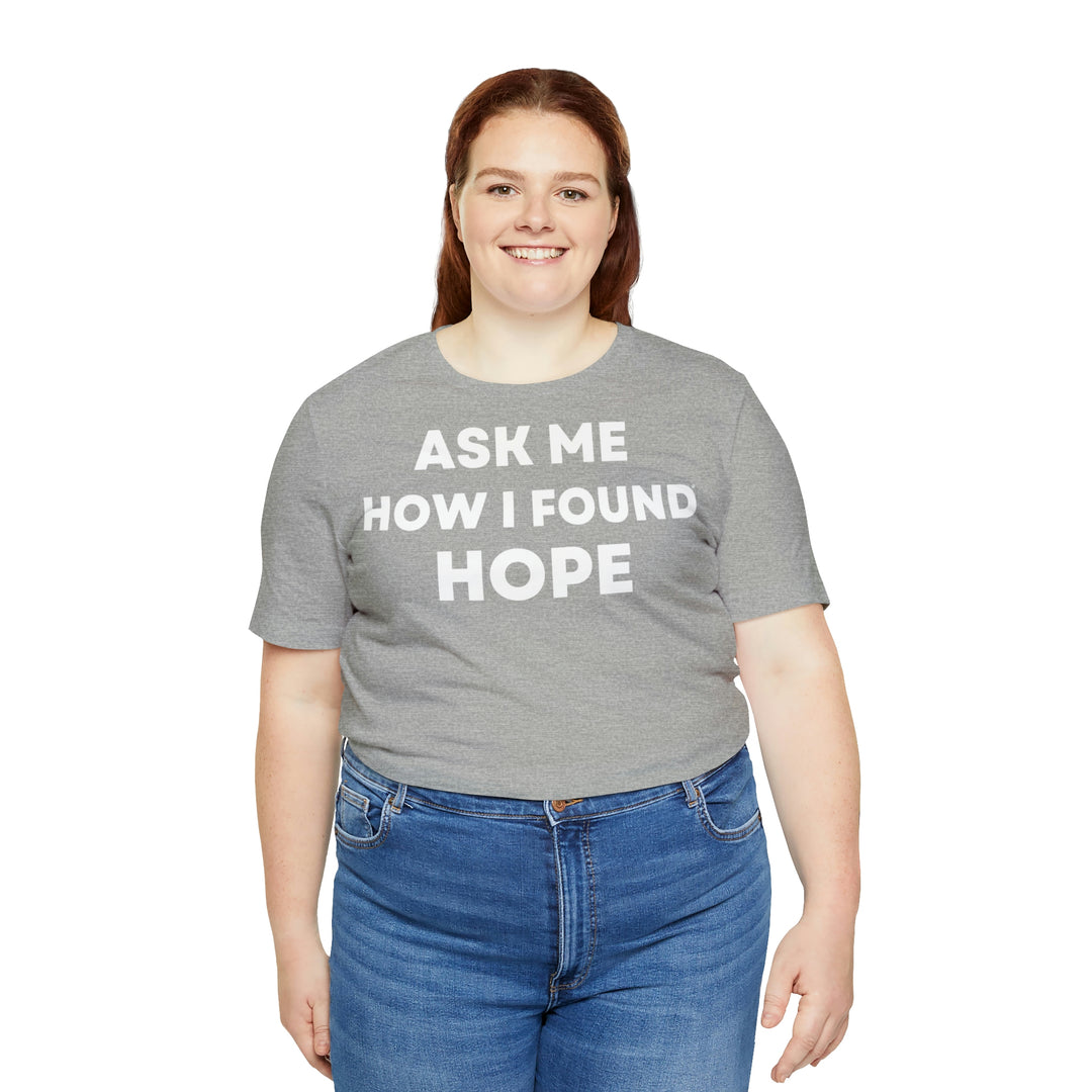 Hope, Unisex Jersey Short Sleeve Tee (ENG EU)